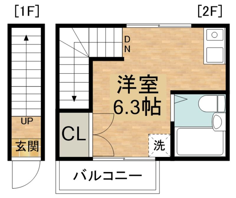 IKフラット3 間取り