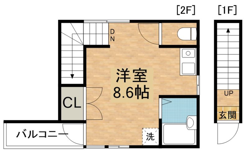 IKフラット3 間取り