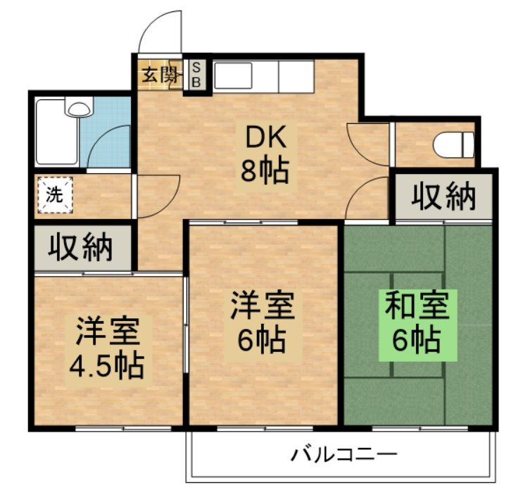 サンフィールドハイツ 間取り