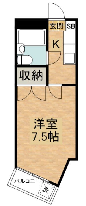 カオパレスNo.7 間取り