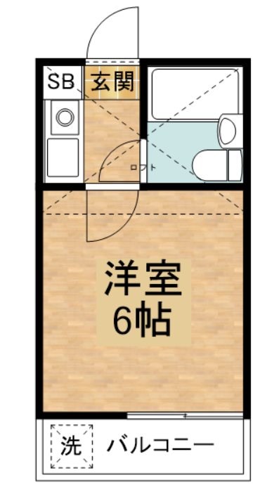 カオパレスNo.8 間取り
