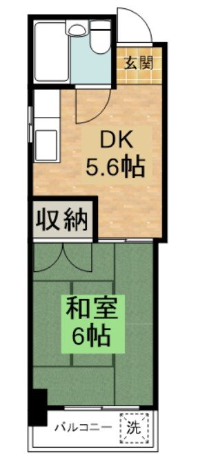 バンビ白山第4ビル 間取り