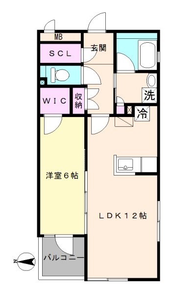 Cielo Azul（シエロアズール） 間取り