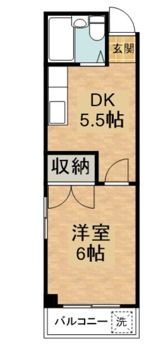バンビ白山第4ビル 間取り