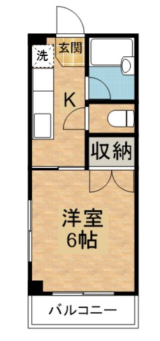 コーポオカダⅠ 間取り