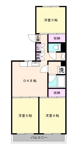フォンテーヌ中野 間取り