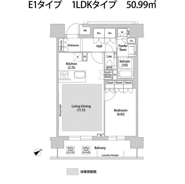 ソアラノーム大岡山 間取り