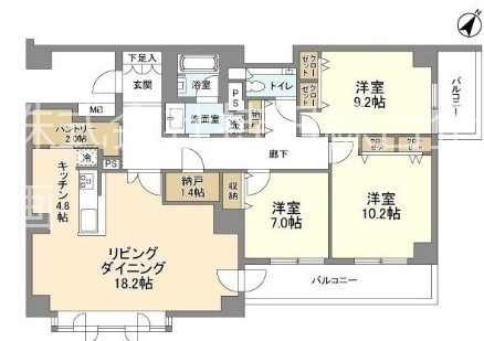 ステラメゾン碑文谷 間取り図