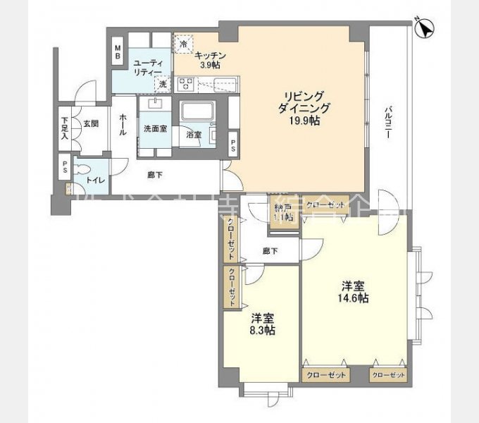 ステラメゾン碑文谷 間取り図