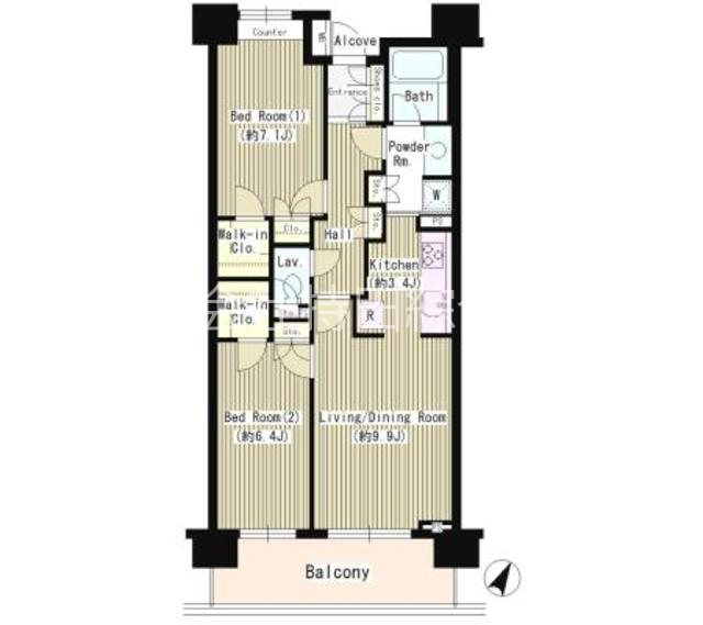 クラッサ目黒 間取り図