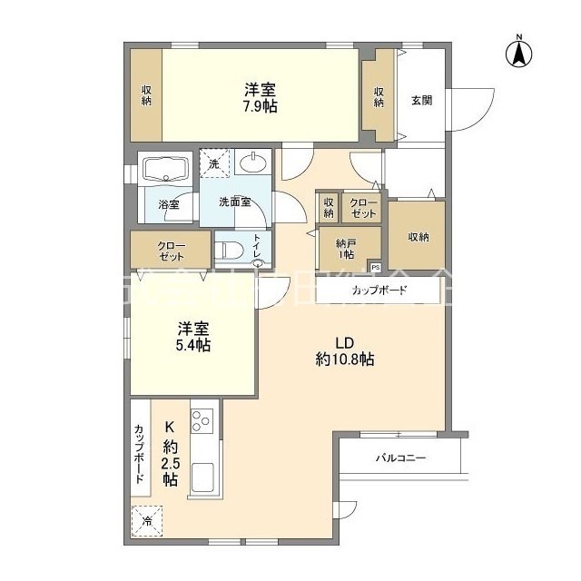 サンフラット 間取り図