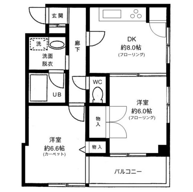 パークヴィラ中根 間取り