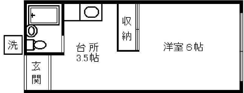 メゾンド柿の木坂A 間取り