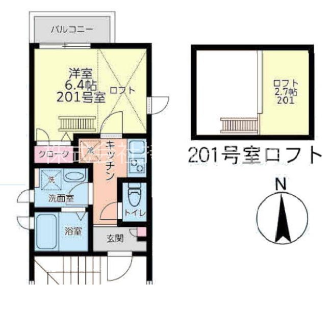 メゾンエル 間取り図