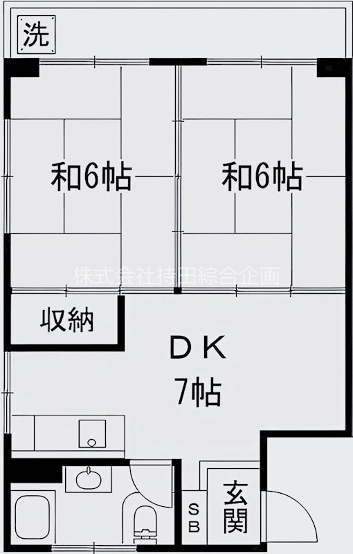 203号室 間取り