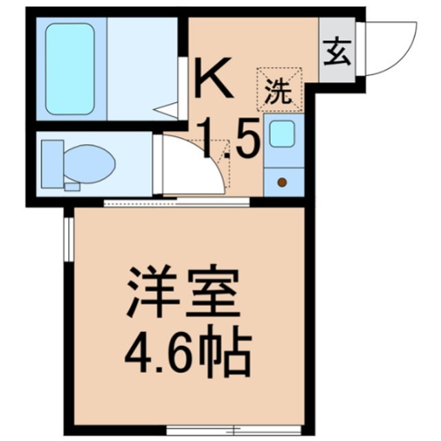 ヒルズ峰岡町Ｂ棟 間取り