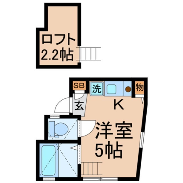 Ｇ・Ａヒルズ和田町 間取り