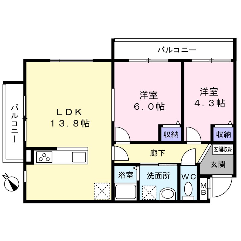 沖縄県中頭郡読谷村長浜 間取り