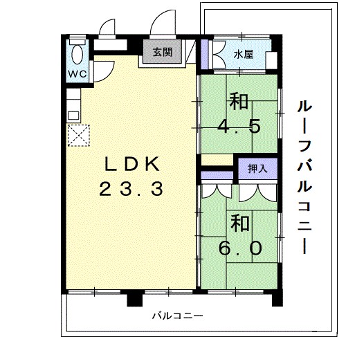 沖縄県那覇市天久１丁目 間取り