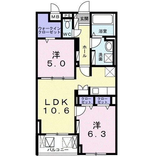 沖縄県うるま市勝連南風原 間取り