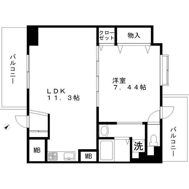 アーバンコート鳩ケ谷 間取り