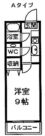 アジュール北白川 間取り