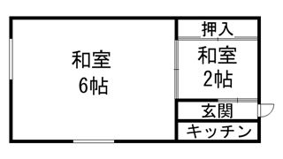 吉田荘 間取り