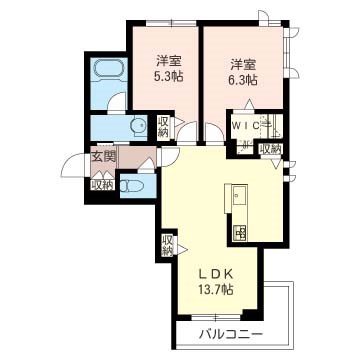 アムール街道Ⅱ 間取り