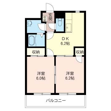 ドルフ桜丘 間取り