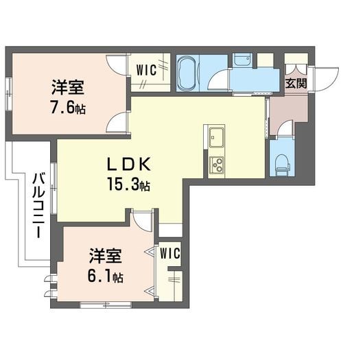 ボヌール新都心 間取り
