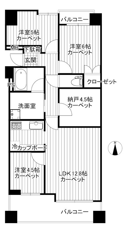 ブロードアベニュー国分寺 間取り