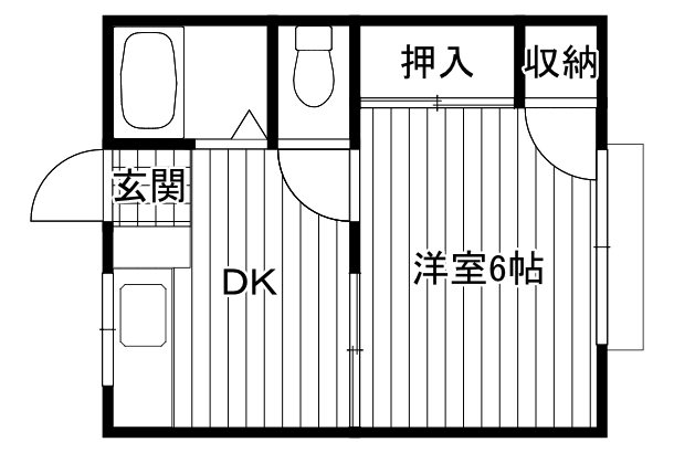 国立第1グリーンコーポ 間取り