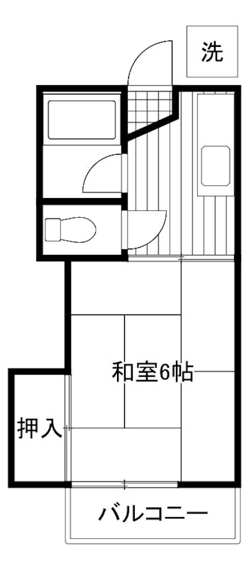 荒金アパート 間取り