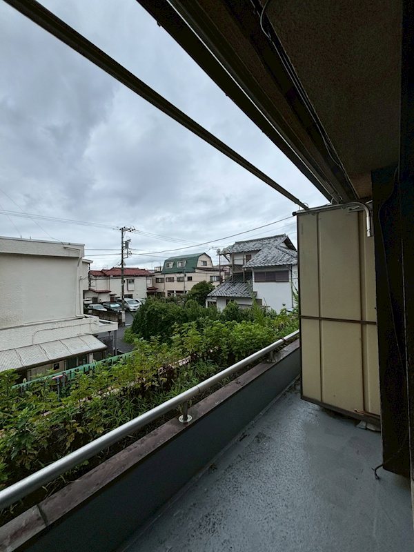 荒金アパート ベランダ