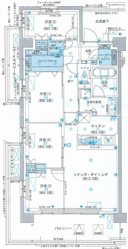 プラウドシティ国立 間取り
