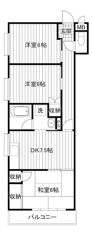 ラフォーレ武蔵野 間取り
