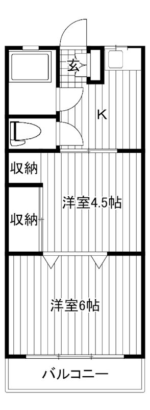メゾン矢嶋 間取り