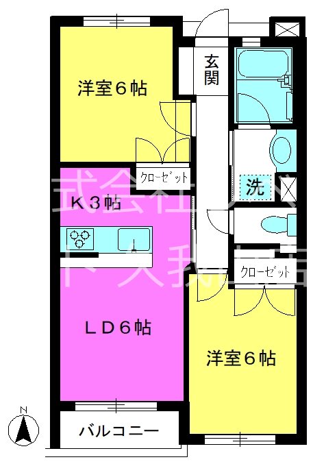 ラフィーネ松庵 間取り