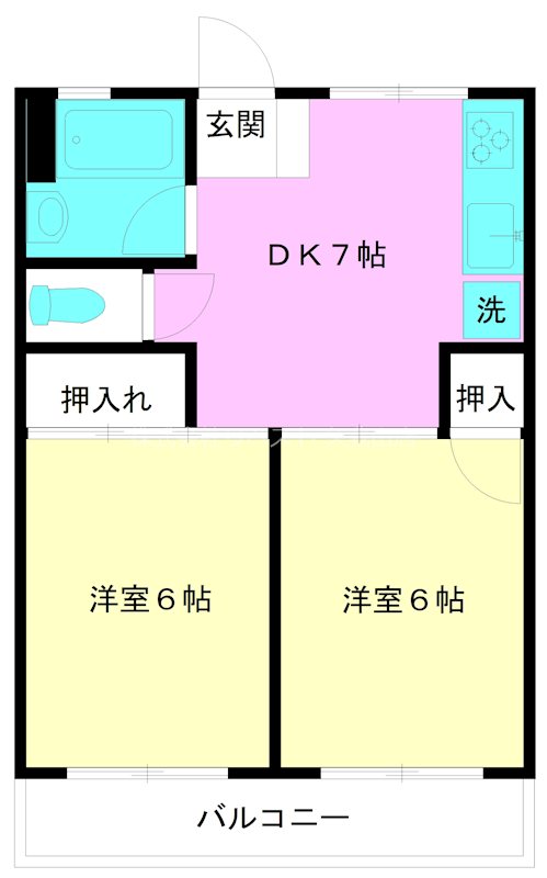 ハイツウィスタリア 間取り