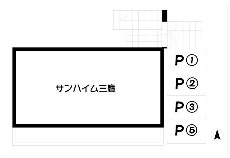 サンハイム三鷹駐車場 間取り