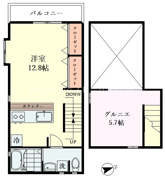グランドール三鷹 間取り