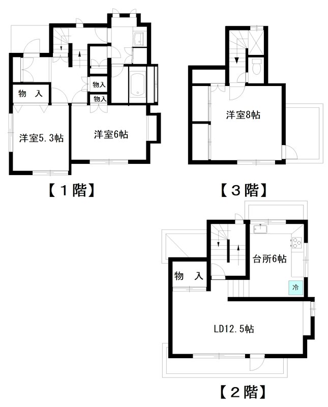 境南町貸家 間取り