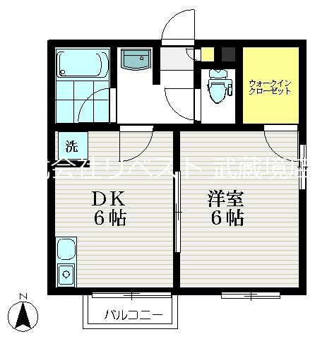 ハイム小金井１号棟 間取り