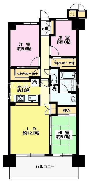 深大寺レジデンス　フォレストレジデンス 間取り