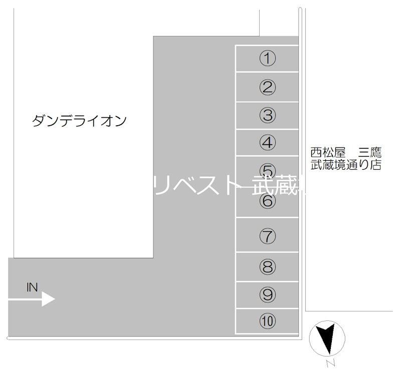 ダンデライオン駐車場 間取り