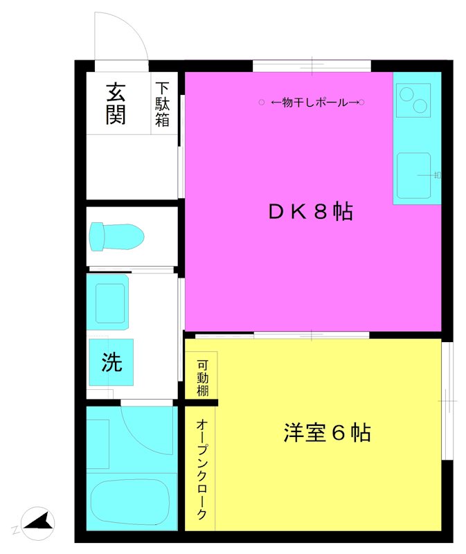 カゼッタ久我山 間取り