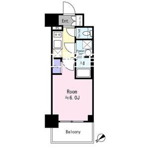 エスリード　ザ　グラン大阪ノース 607号室 間取り