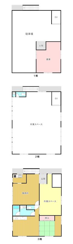 月見町３丁目貸店舗 間取り