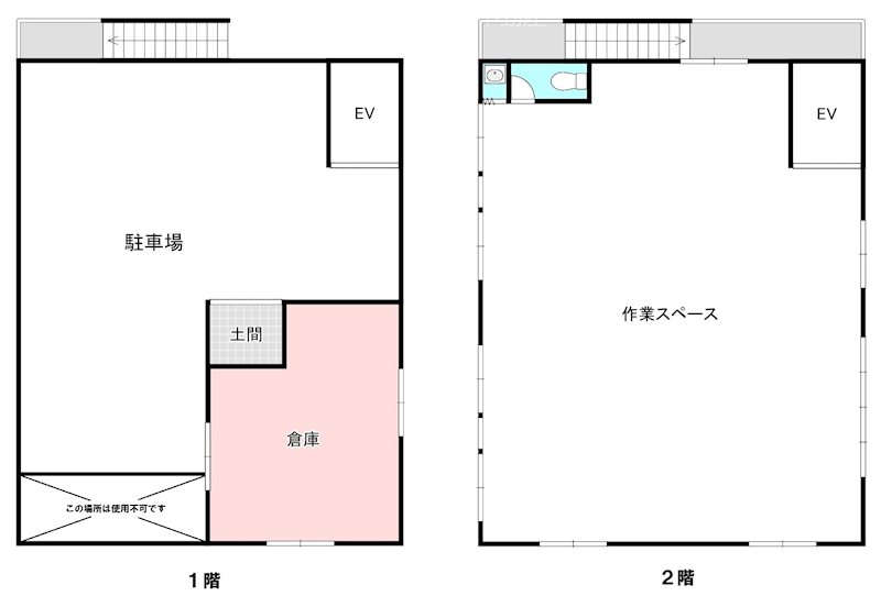 月見町３丁目貸倉庫 間取り