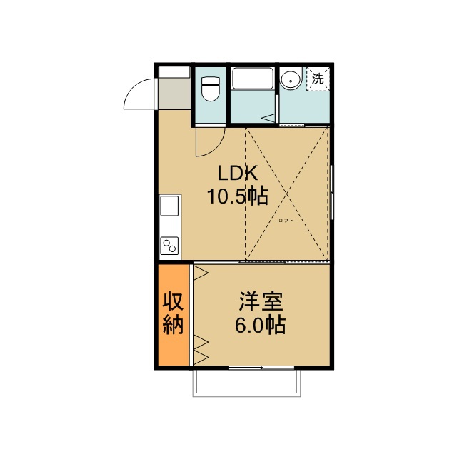 山田荘１号 間取り